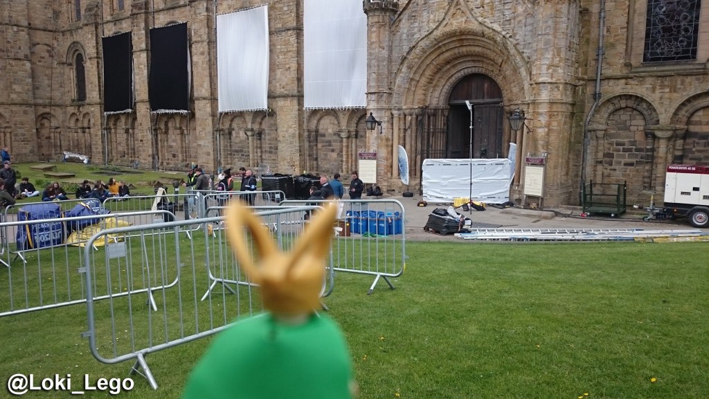 Filming at Durham Cathedral